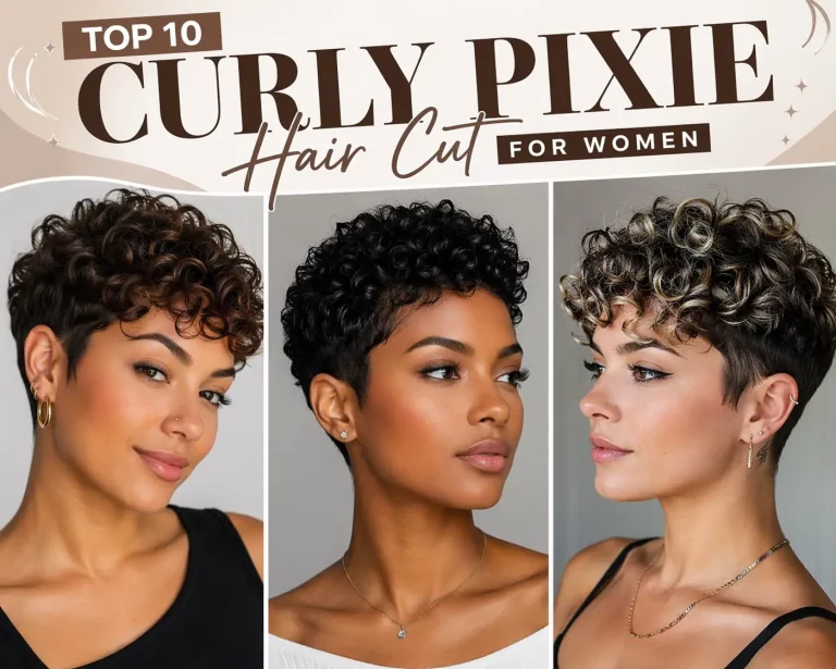 Curly Pixie Hair Cut For Women