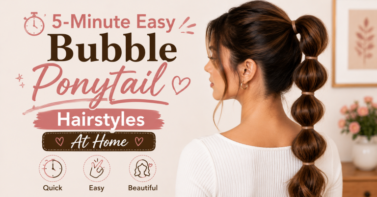 5-Minute Easy Hairstyles At Home