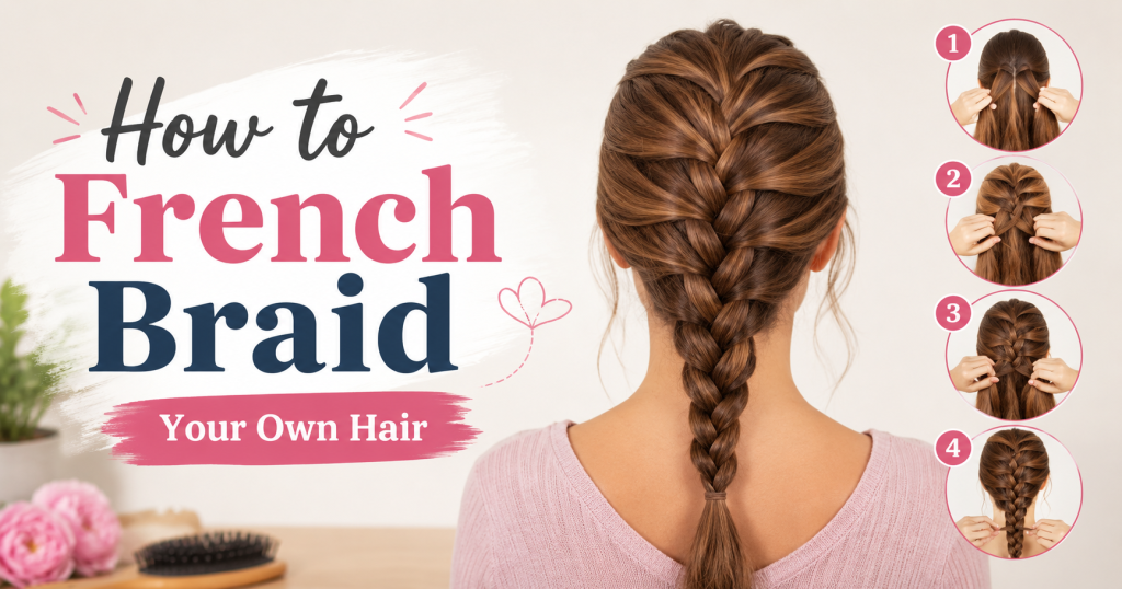 How to French Braid Your Own Hair